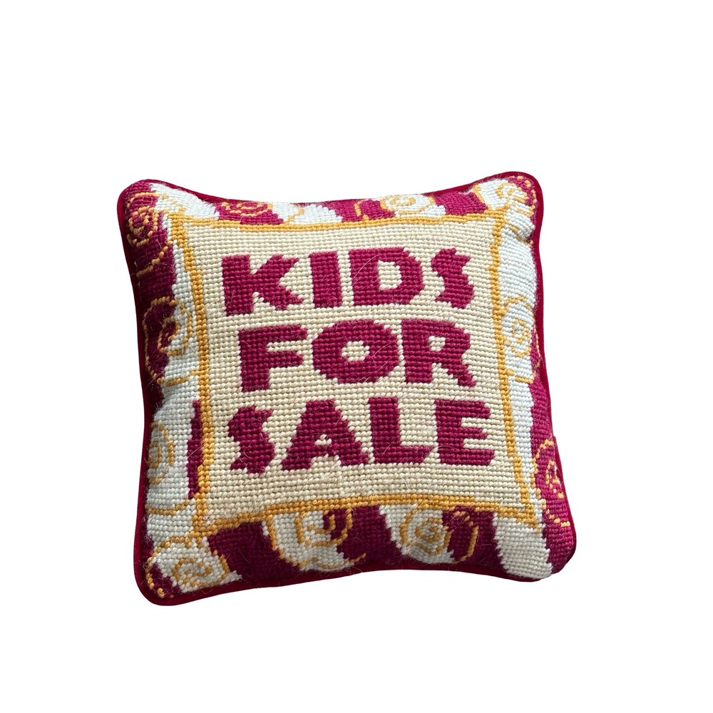 Vintage‎ Ganz Alexandra Tozer
Needlepoint Pillow Kids For Sale Witty
Decor